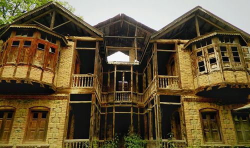 Low angle view of residential building