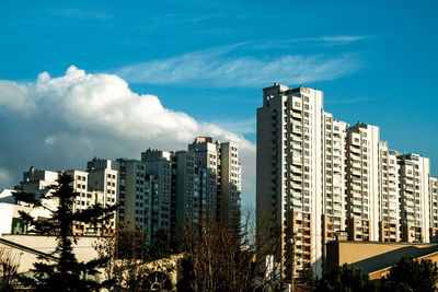 Modern buildings against sky