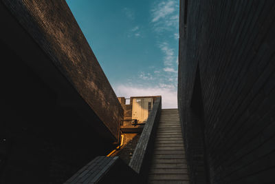 Low angle view of building against sky