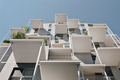 Low angle view of building against sky