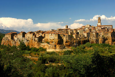 Pitigliano panoramic wiev , tuscany italy
