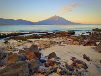 Maountain and stone