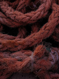 Full frame shot of fishing net