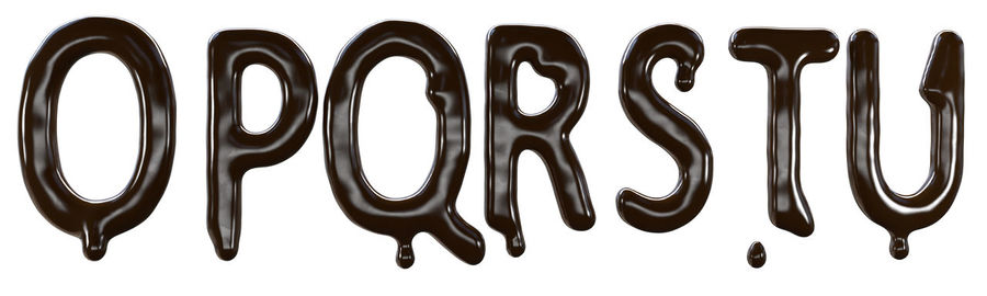 Close-up of text on white background