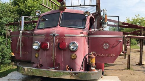 Old abandoned truck