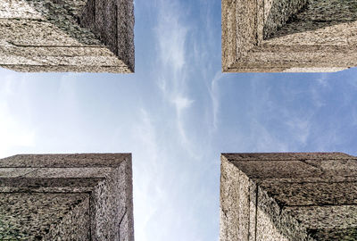 Low angle view of building against sky