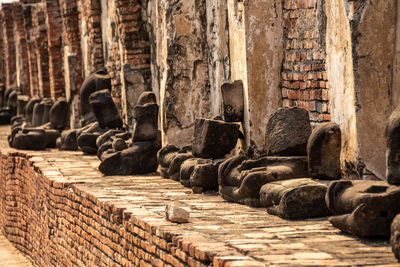 Old ruins of historic building