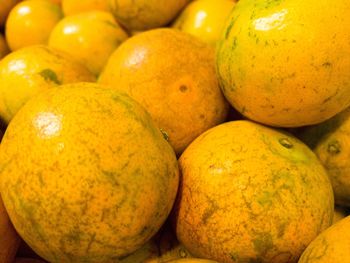 Full frame shot of fruits in market