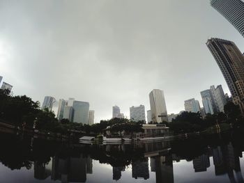 City skyline against sky