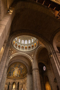 Low angle view of a ceiling of a building