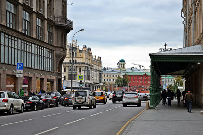 View of city street