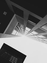 Low angle view of modern building