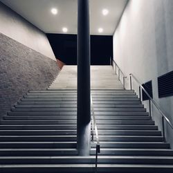 Modern staircase of a residential building