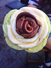 Close-up of dessert
