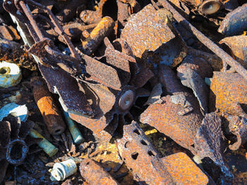 Full frame shot of rusty metal