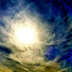 Low angle view of cloudy sky