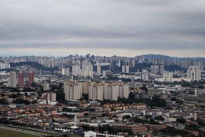 Cityscape against sky