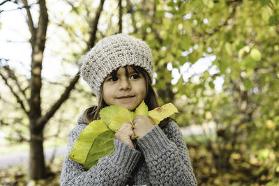 Portrait of a smiling girl