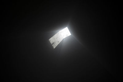 Low angle view of illuminated building