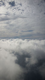 Low angle view of clouds in sky