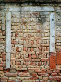 Close-up of brick wall