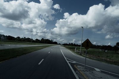 View of highway against sky