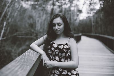 Portrait of young woman