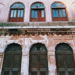 Low angle view of old building