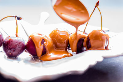 Close-up of food in plate
