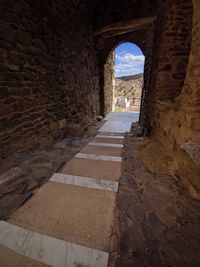 Corridor of old building