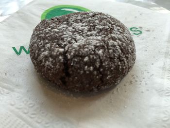 Close-up of food on table