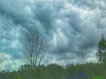 Low angle view of cloudy sky