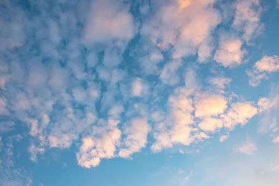 Low angle view of clouds in sky