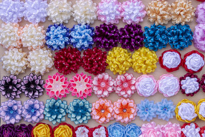Full frame shot of multi colored candies