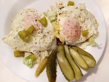 Close-up of food in plate