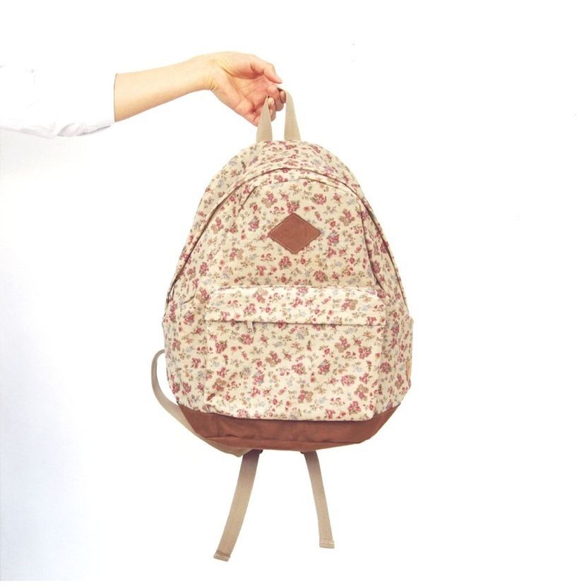 Linen backpack