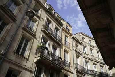 Low angle view of building against sky