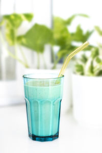 Close-up of drink on table