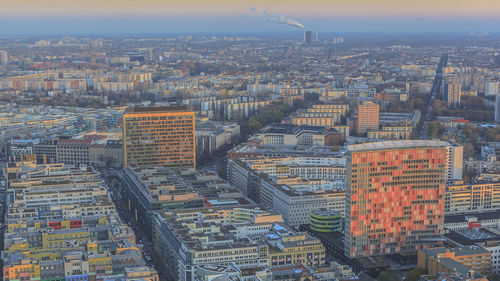 Aerial view of city