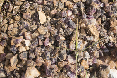 Full frame shot of stones