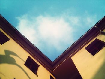 Low angle view of building against sky