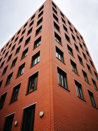 Low angle view of building against sky