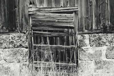 Close-up of weathered wall