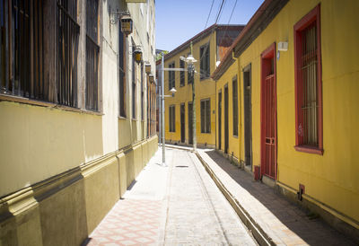 Street amidst buildings in city