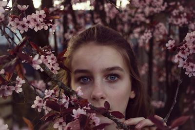 Portrait of young woman