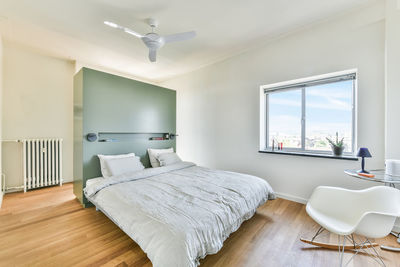 Interior of modern bedroom