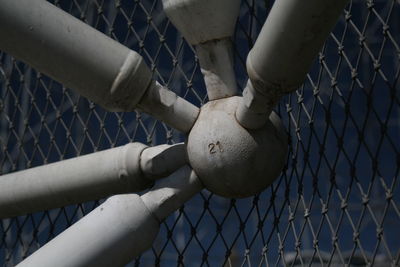 Close-up of chainlink fence