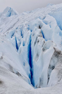 Scenic view of glacier landscape