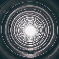 Close-up of spiral staircase