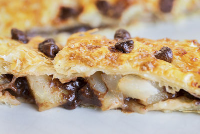 Close-up of bread on plate